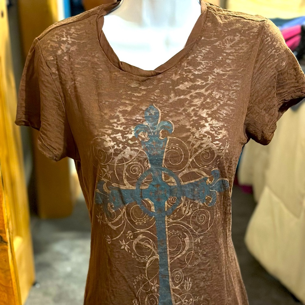 Cross themed T-shirt